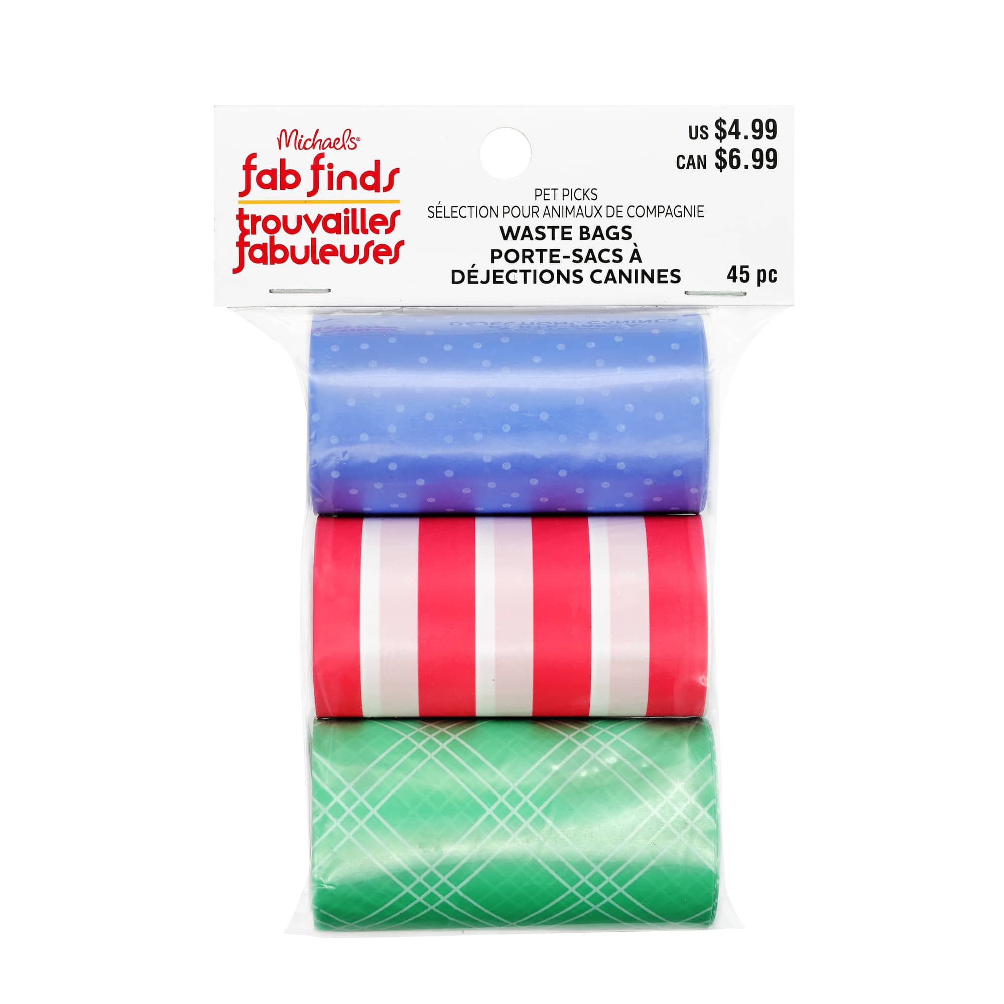 Pets Picks Patterned Waste Bags, 45ct. by Fab Finds